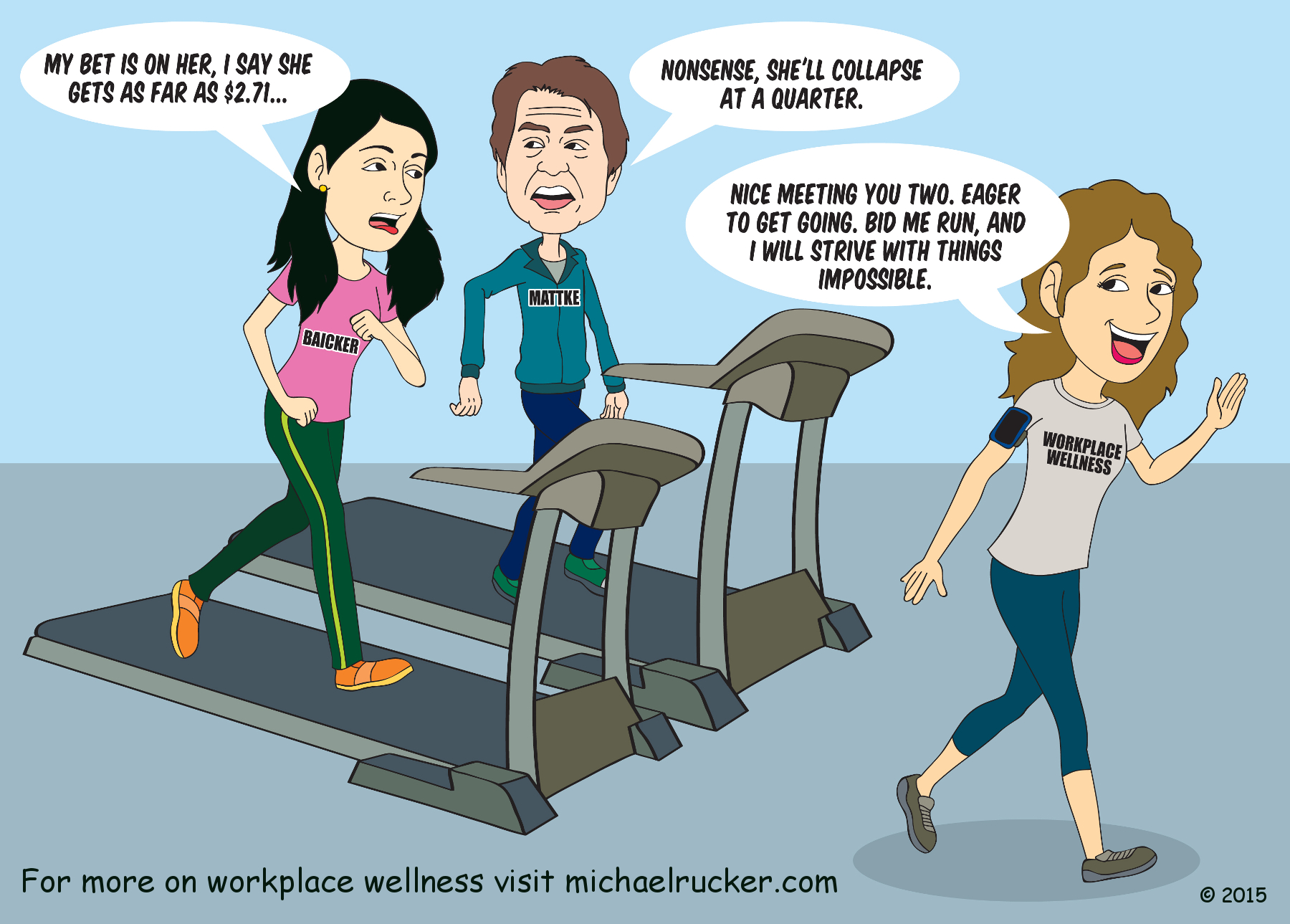 Wellness Program Cartoon