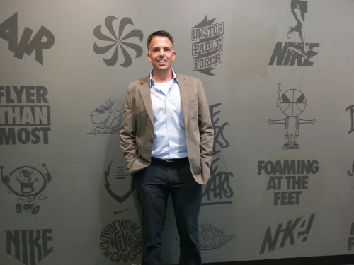 Mike Rucker at the Nike Corporate Campus, 2014