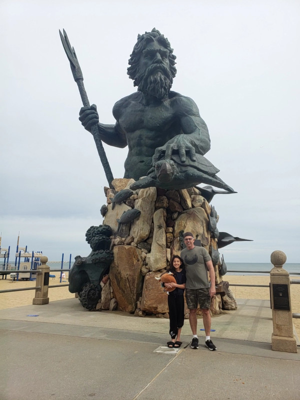 Neptune statue, Virginia Beach, Virginia 